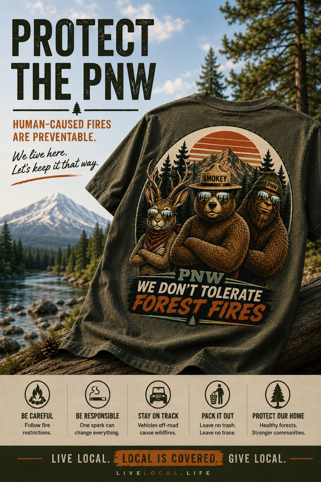 Protect the PNW From Human caused fires