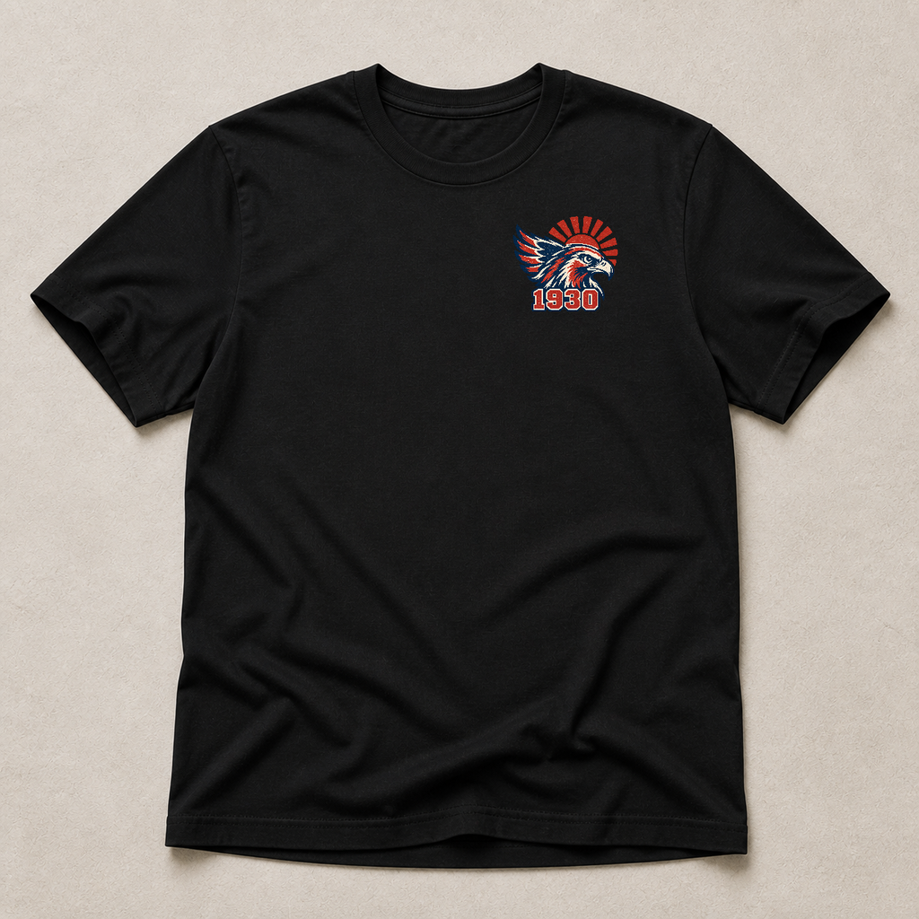 Front chest-print view of Hockinson WA 1930 Heritage Series T-Shirt