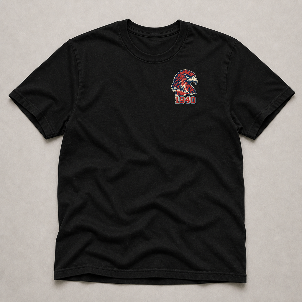 Front chest-print view of Hockinson WA 1940 Heritage Series T-Shirt