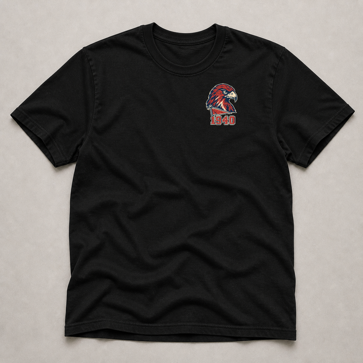 Front chest-print view of Hockinson WA 1940 Heritage Series T-Shirt
