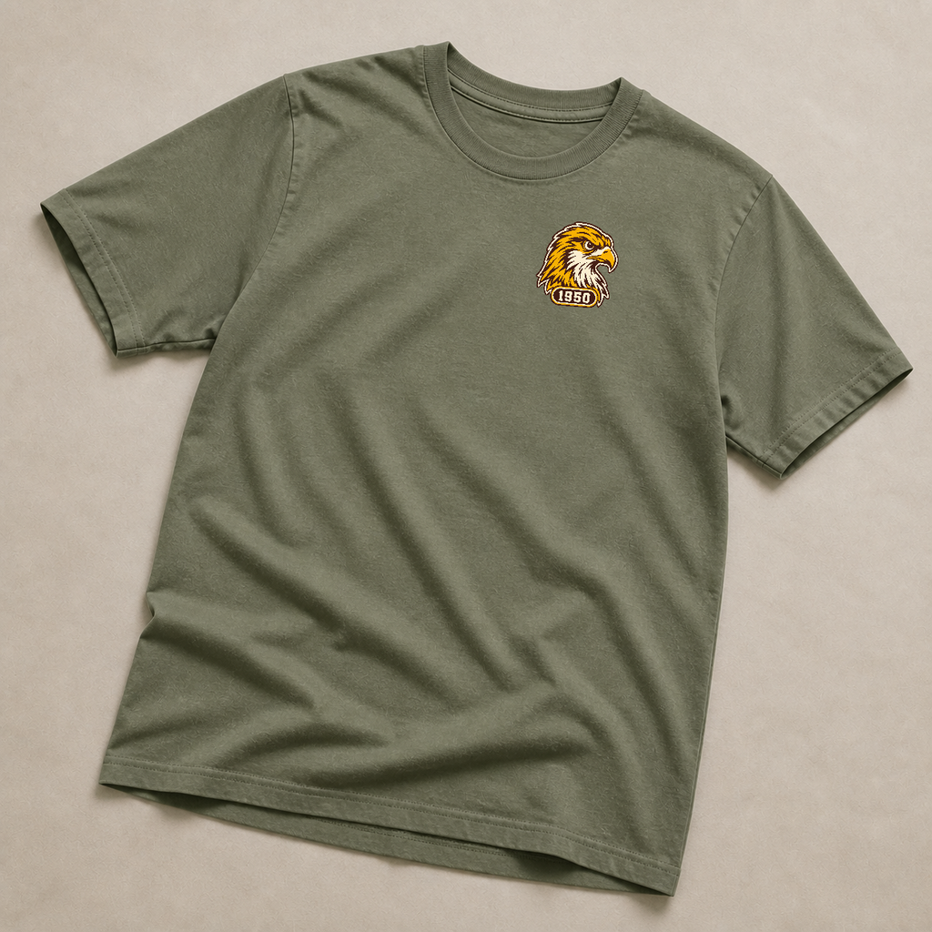 Front chest-print view of Hockinson WA 1950 Heritage Series T-Shirt