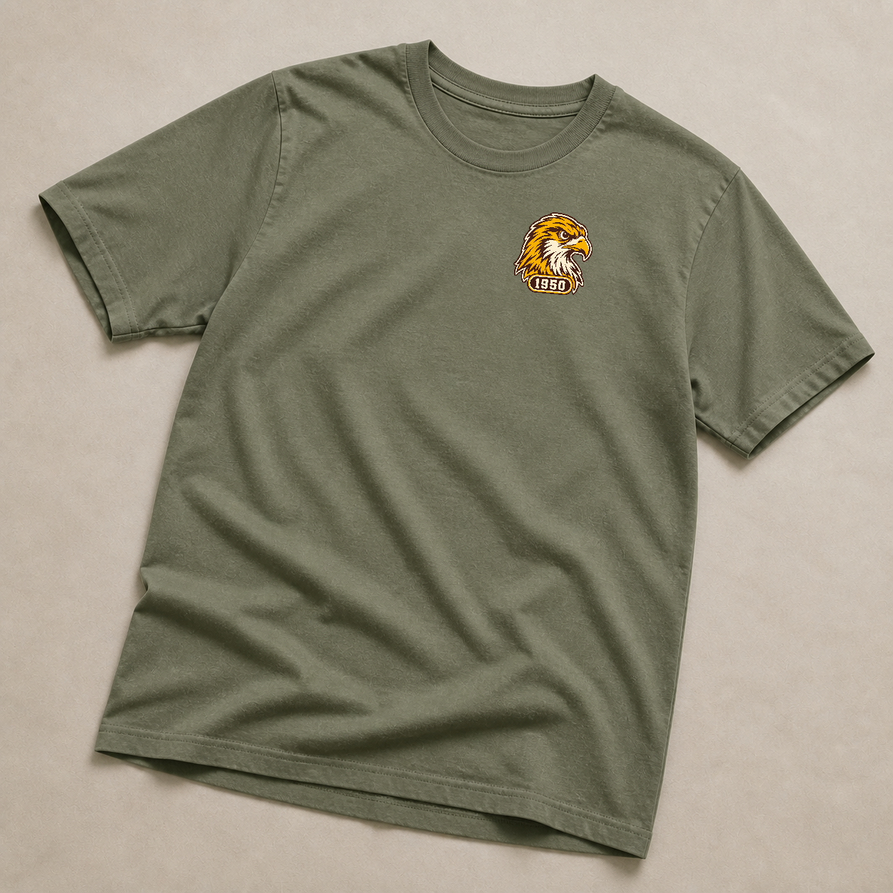 Front chest-print view of Hockinson WA 1950 Heritage Series T-Shirt