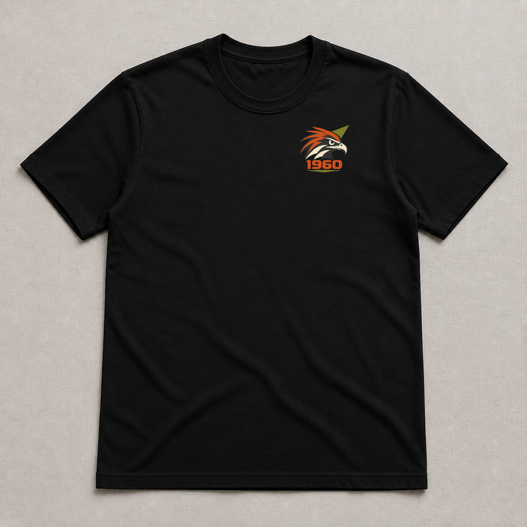 Front chest-print view of Hockinson WA 1960 Heritage Series T-Shirt