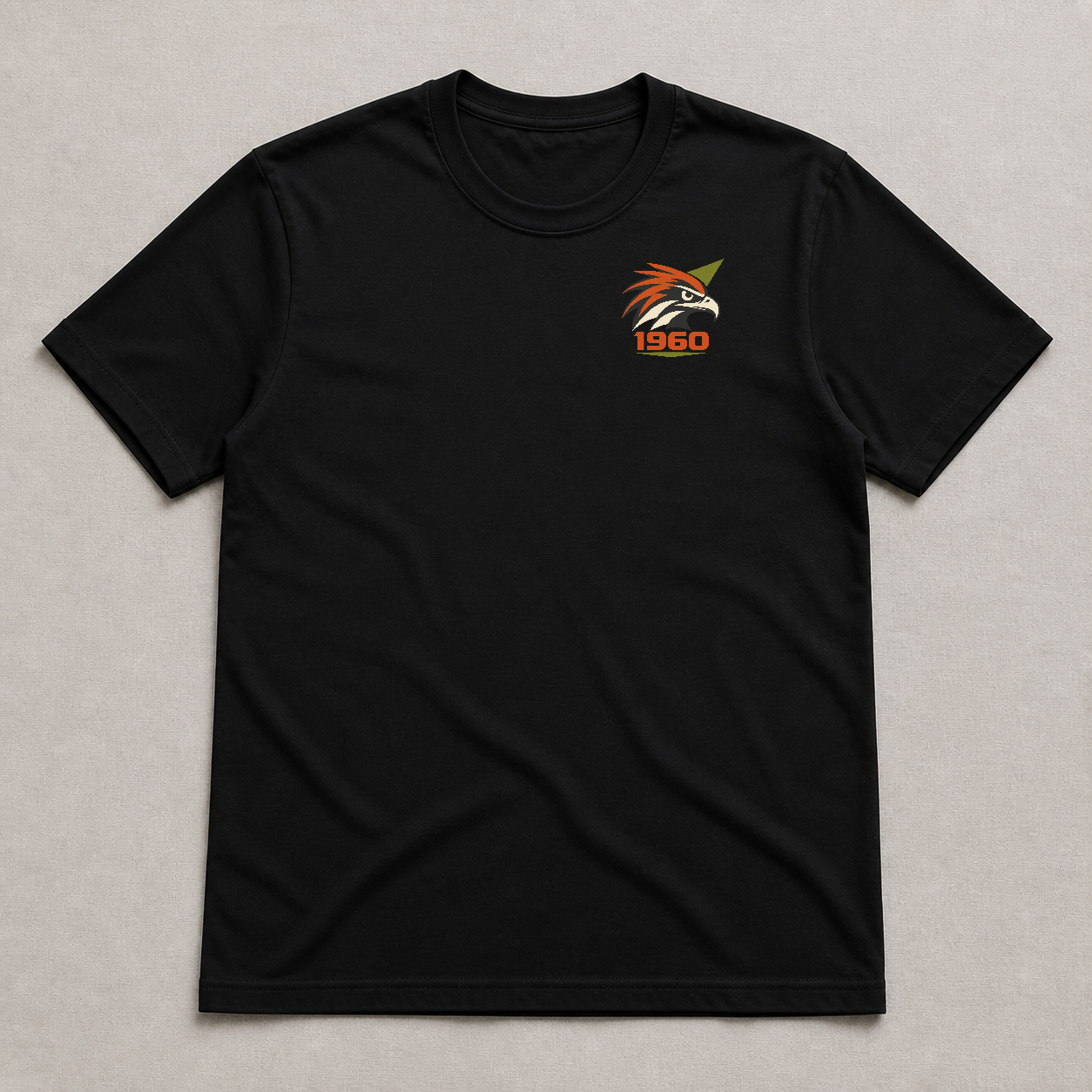 Front chest-print view of Hockinson WA 1960 Heritage Series T-Shirt