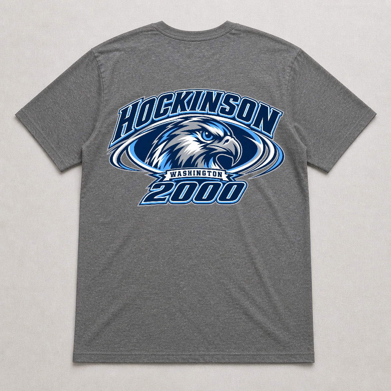 Back print view of Hockinson WA 2000 Heritage Series T-Shirt