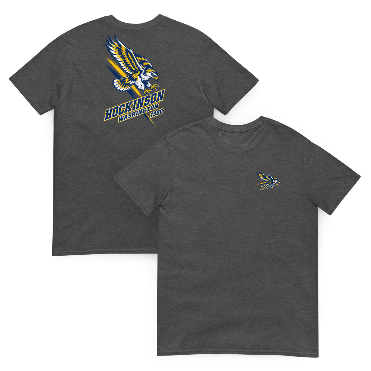 Hockinson Heritage 1980 eagle shirt in dark heather grey