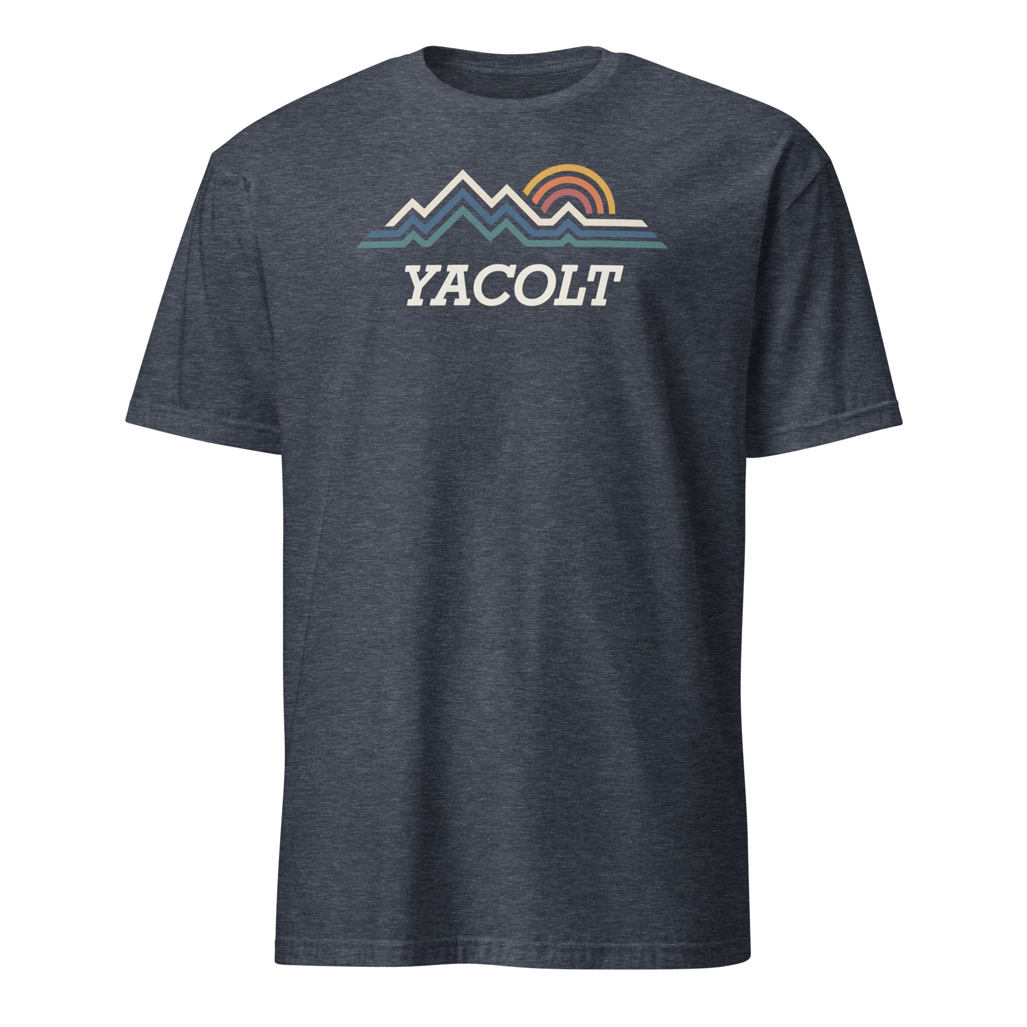 Yacolt WA retro mountain sun hometown shirt